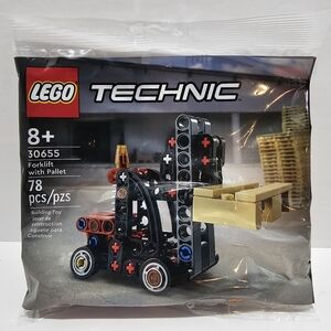 Lego Technic Polybag 30655 Forklift with Pallet